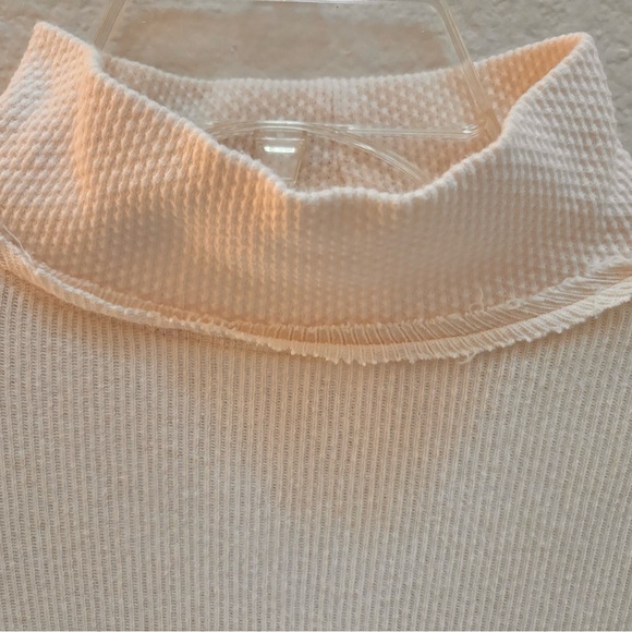 Free People We The Free JoJo Long Sleeve Top Ivory Color XS - Picture 6 of 12